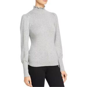 Rebecca Taylor La Vie Grey Cozy Turtleneck NWT Size Large